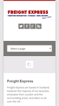 Mobile Screenshot of freightexpress.co.uk